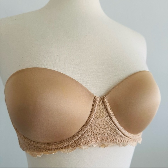 Calvin Klein Nude Strapless Bra 34B - Picture 1 of 13